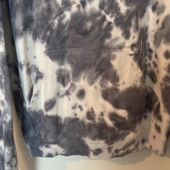 MAISON ARTICLE HEAVYWEIGHT HOODIE SIZE XL BLUE TIE DYE - Picture 2 of 10